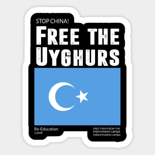 free uighurs Sticker